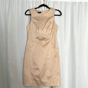 Bebe cream midi dress. Size 8